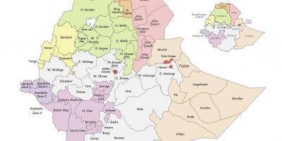 Эфиоп xəritəsi